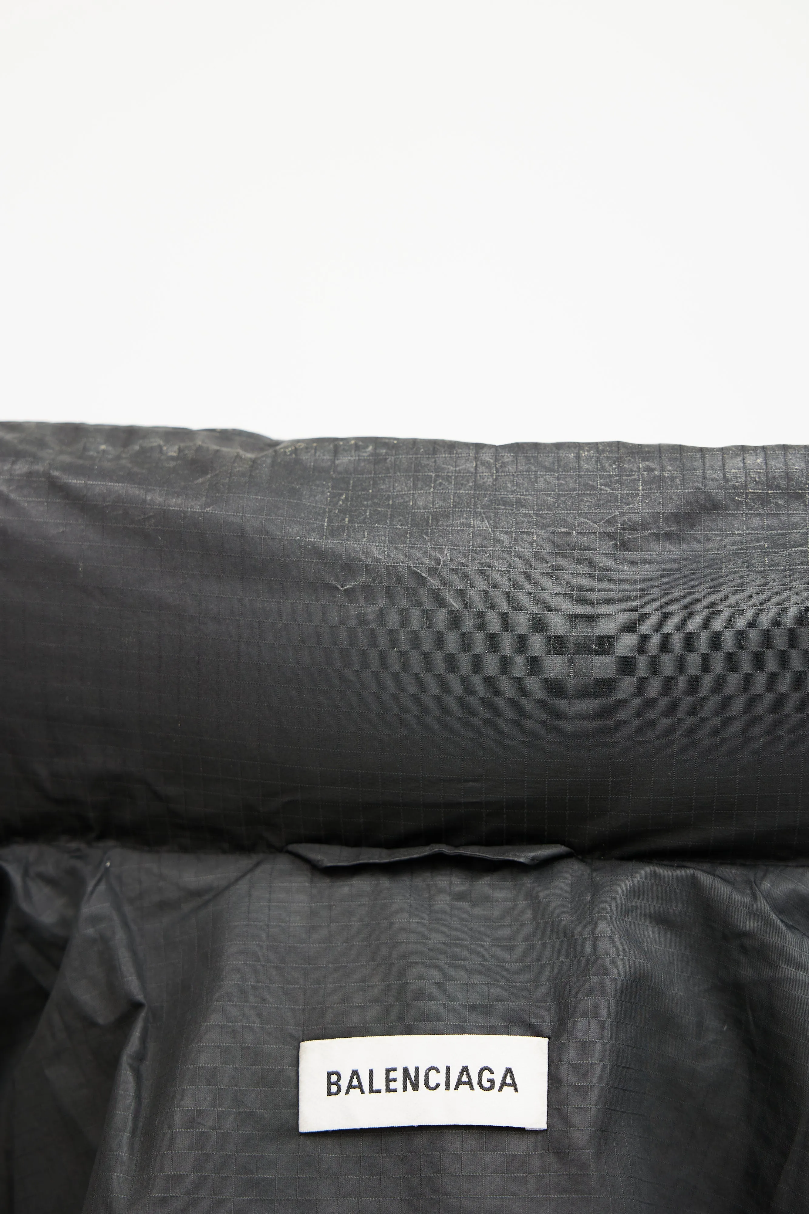 Black Archetype Logo Down Jacket