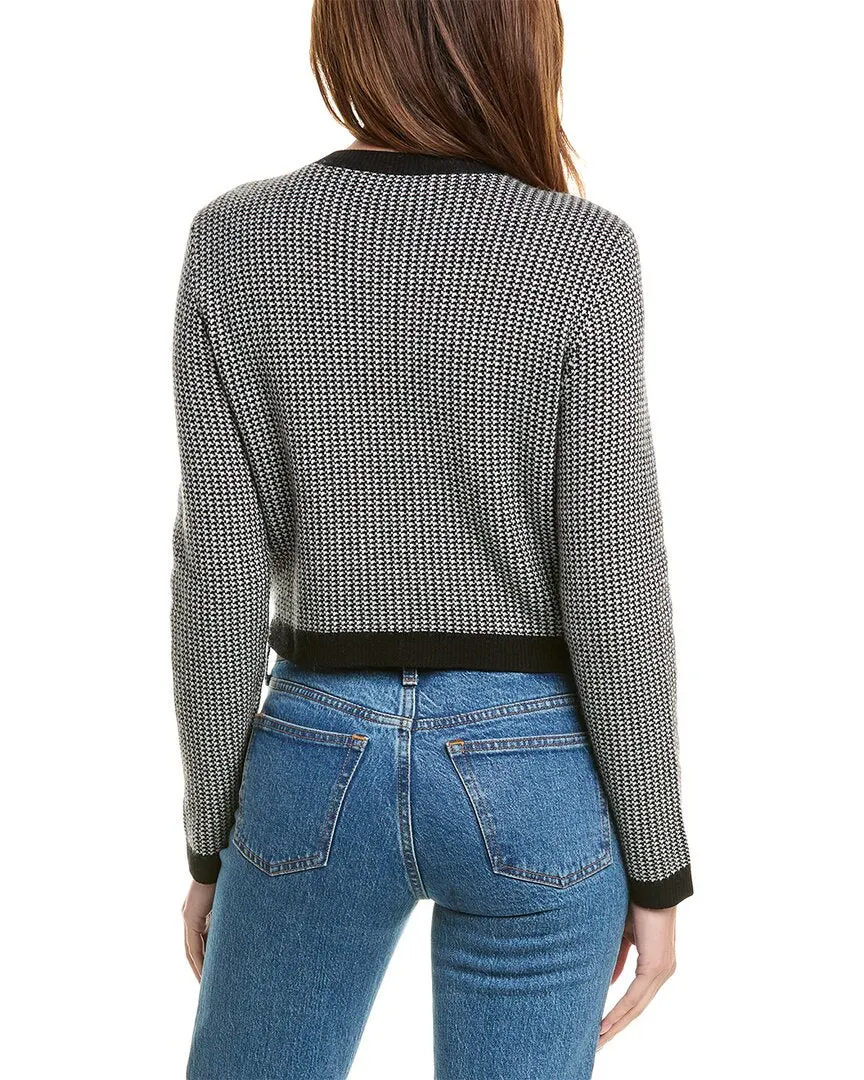 Brooks Brothers Houndstooth Wool-Blend Sweater