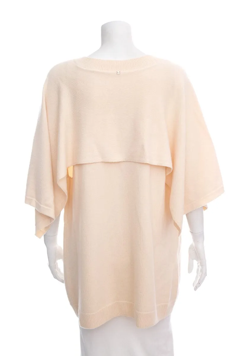 Chanel Cream Sweater SZ 48