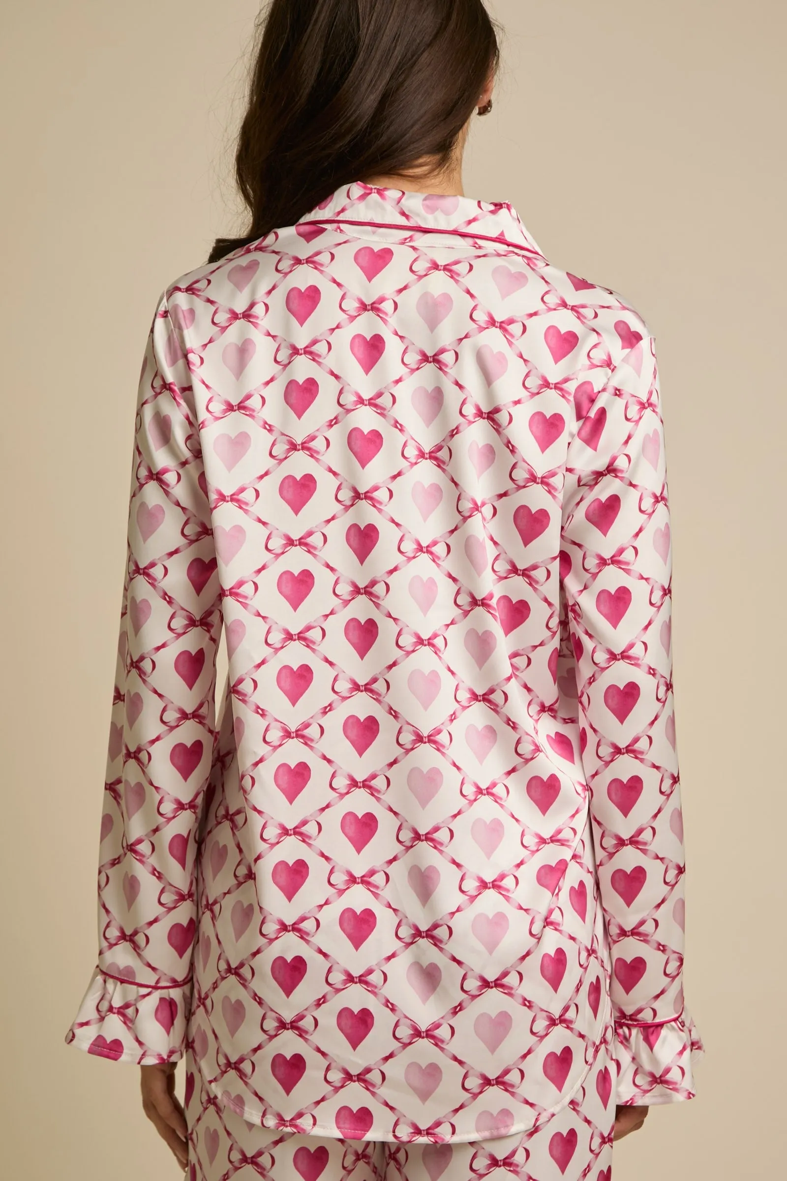 Heart & Bow Pajama Set