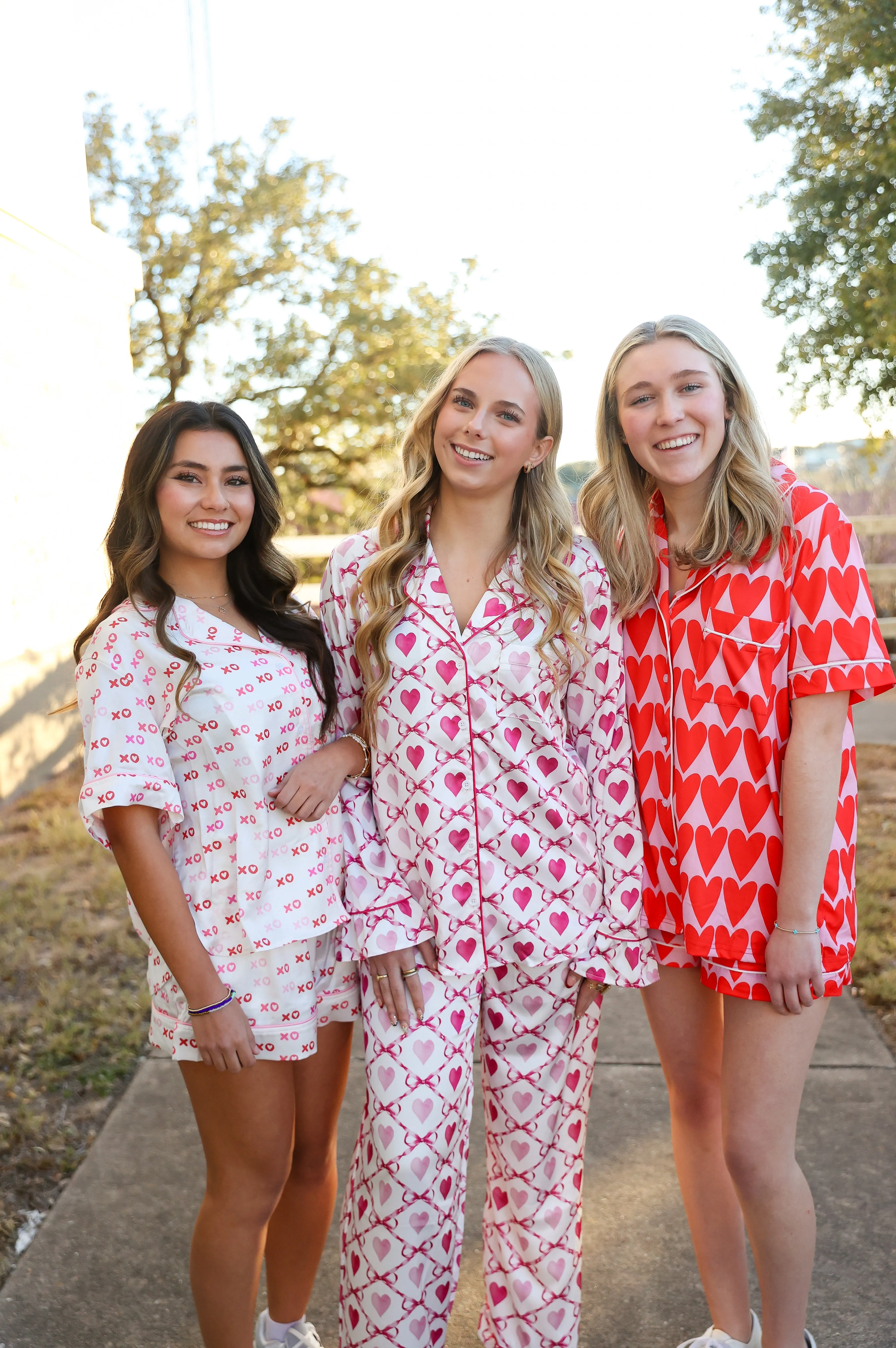 Heart & Bow Pajama Set