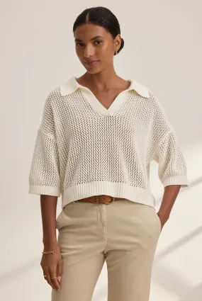 Velvet York Sweater - Milk